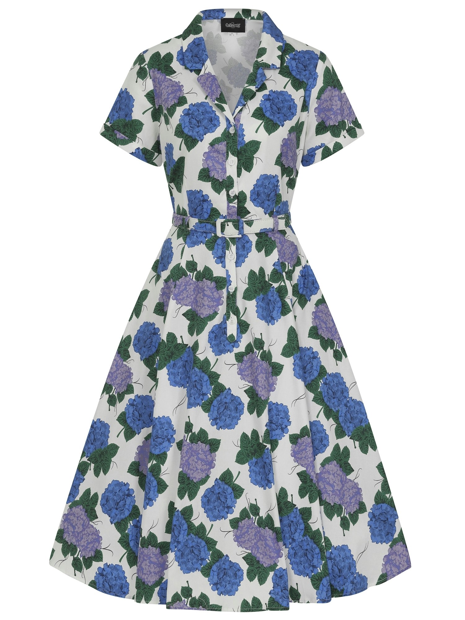 Collectif Mainline Caterina Vintage Hortensia Swing Dress £69