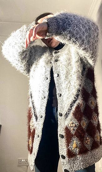 Vintage Chunky Mohair Cardigan £45