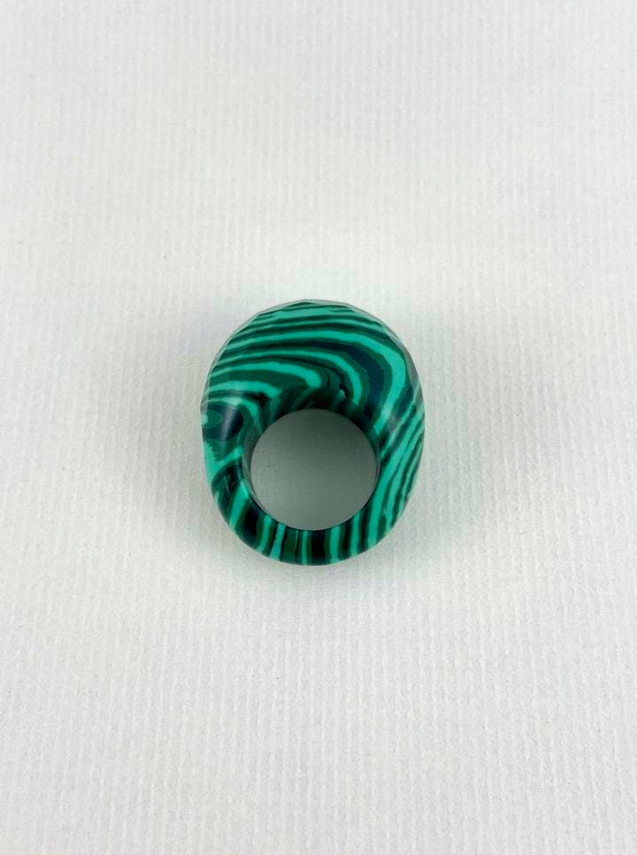 Lawrence & Schmidt No. 87 Malachite Ring £235