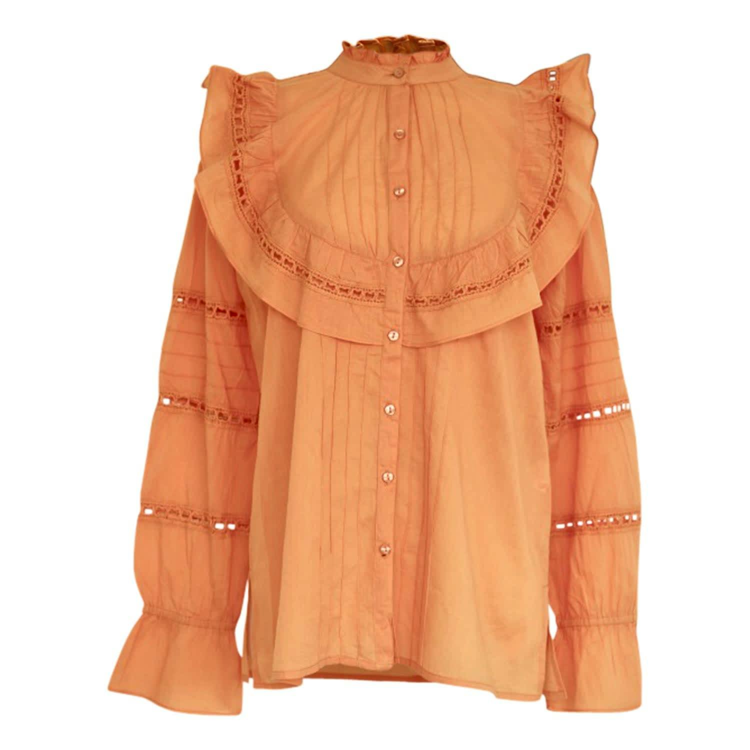Madeleine Shirt – Tangerine £176