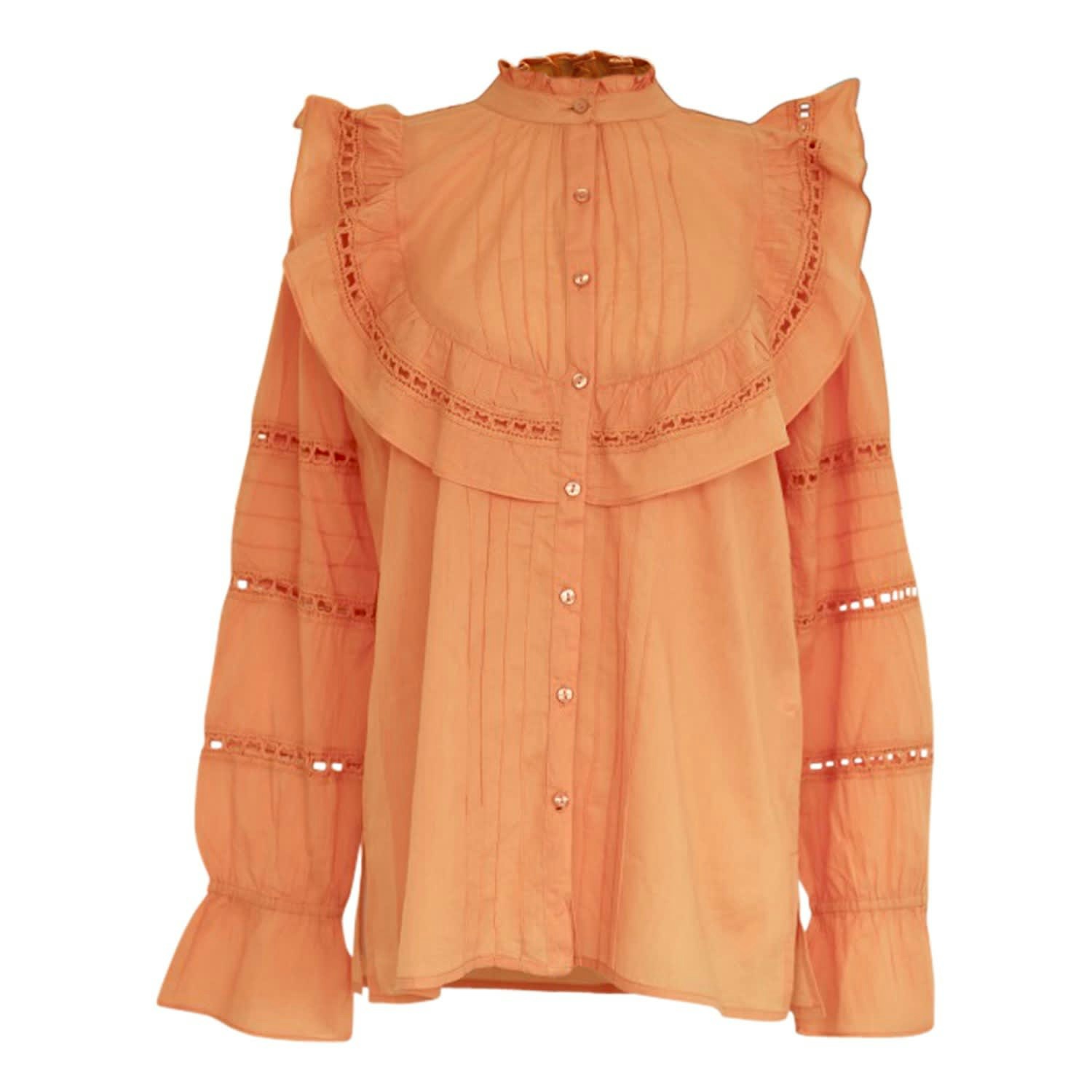 Madeleine Shirt – Tangerine £176