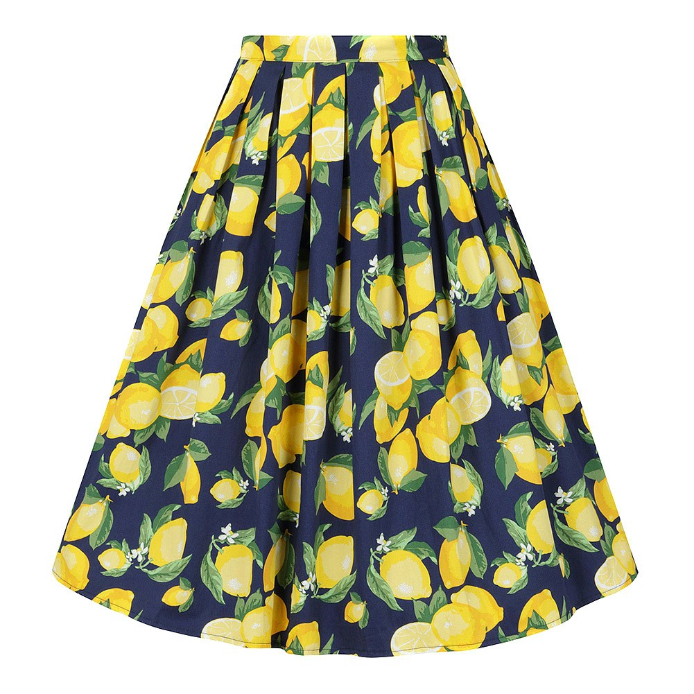 Banned Lemon Pleated Skirt £37.99