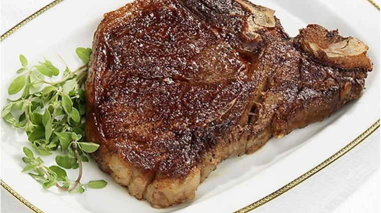 Pan-fried-T-bone-steak