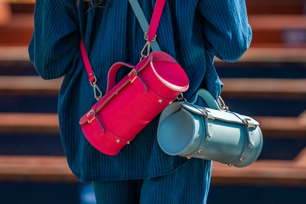 Cambridge Satchel Co Bowls Bag Pink And Blue