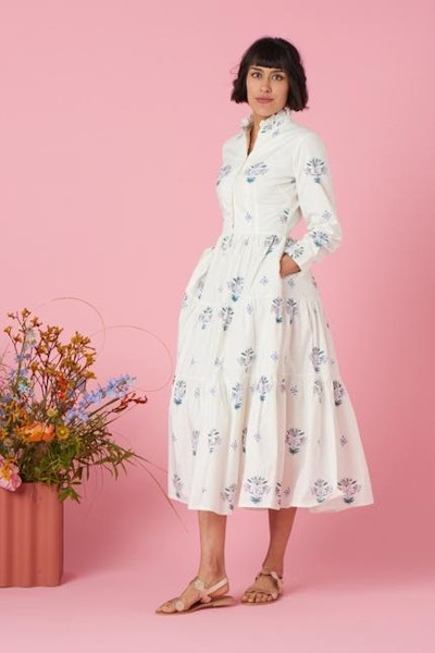 daydress Dakota Dress In Delft Flower, £225