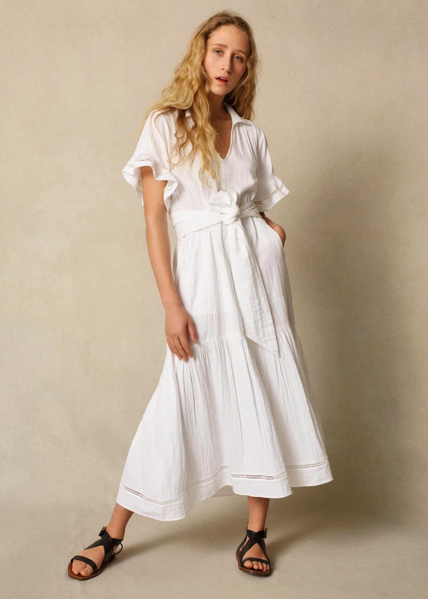 ME + EM Cheesecloth Shirt Dress, £150