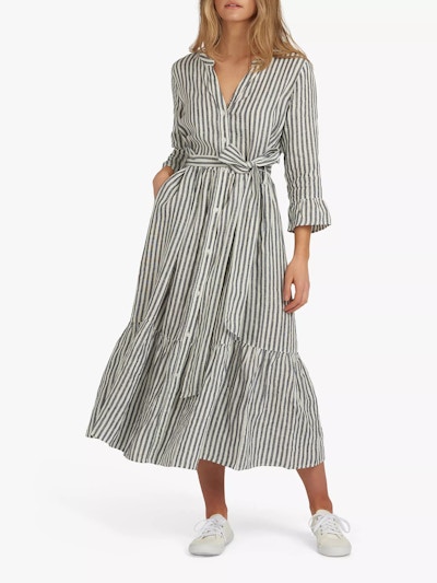 Barbour Wilderness Striped Linen Dress, £129