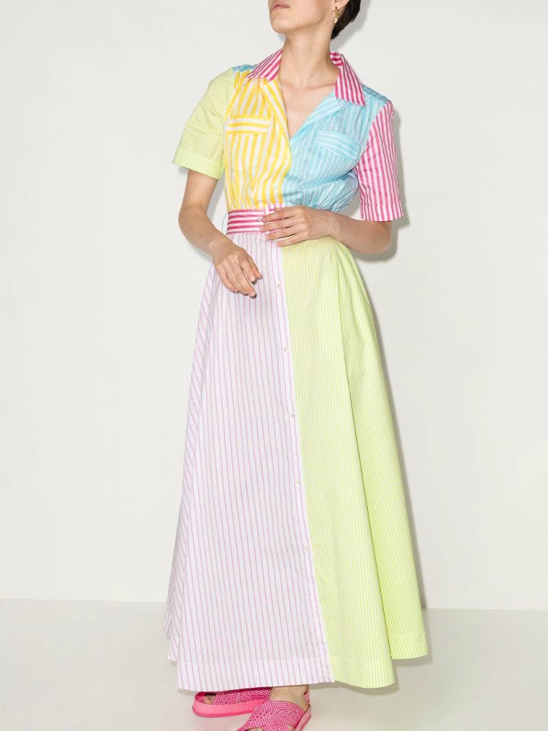 Staud Millie Striped Maxi Dress, £335