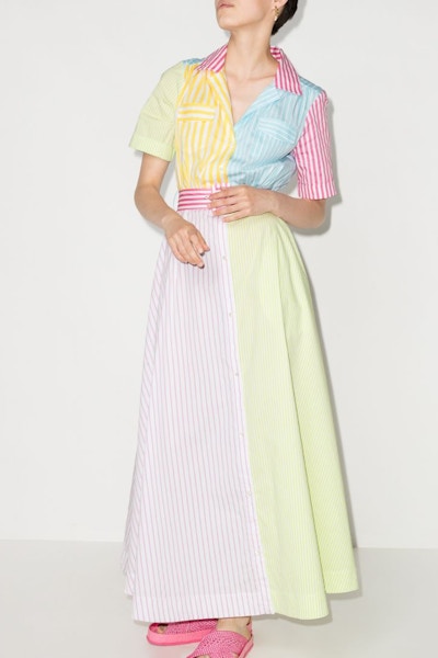 Staud Millie Striped Maxi Dress, £335