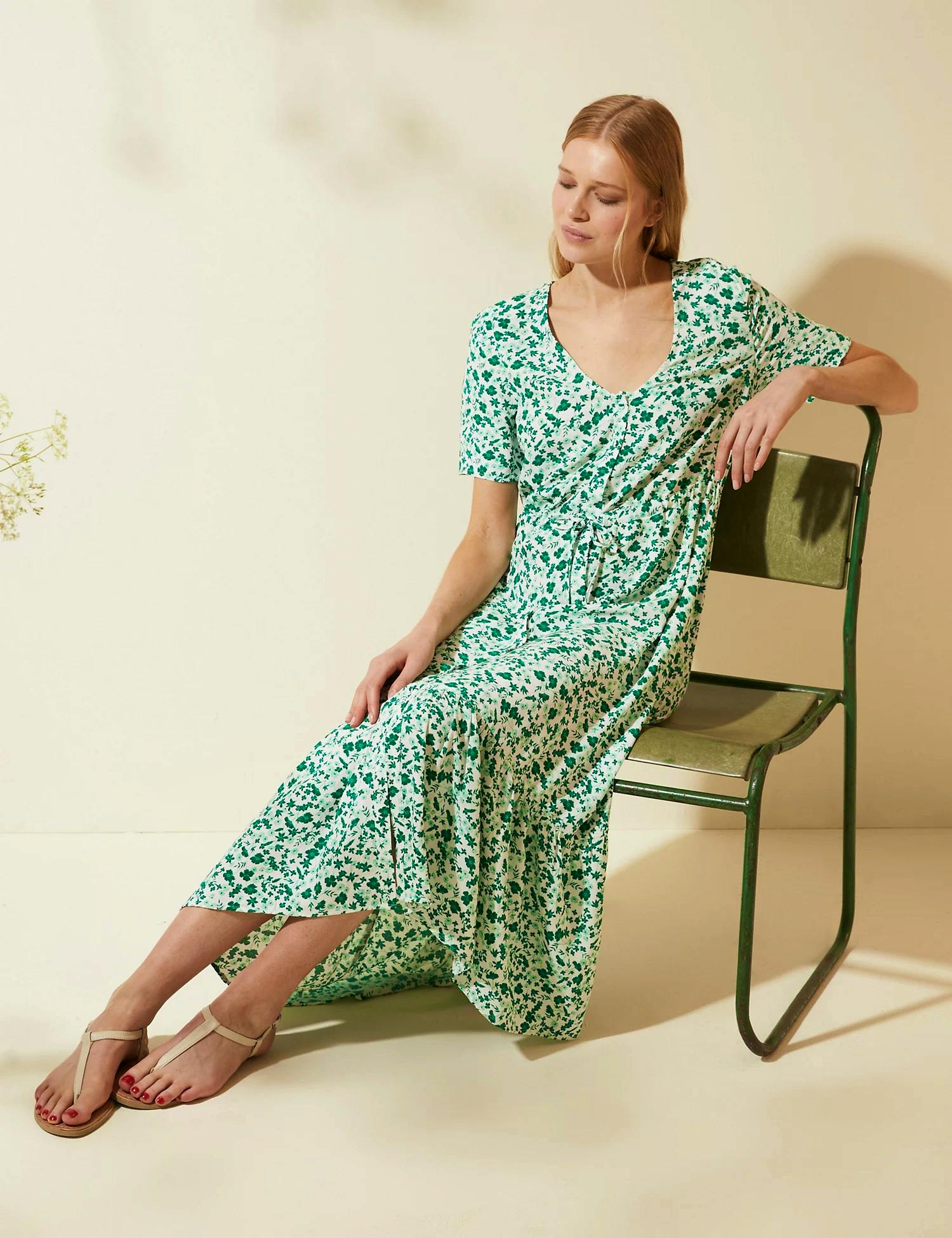 M&S X Ghost Ditsy Floral Midi Dress, £69