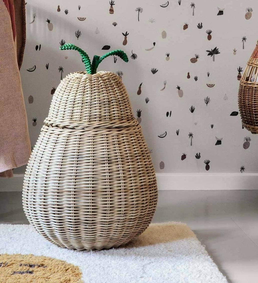 Ferm Living Pear Braided Strorage Basket, NOW £56.25