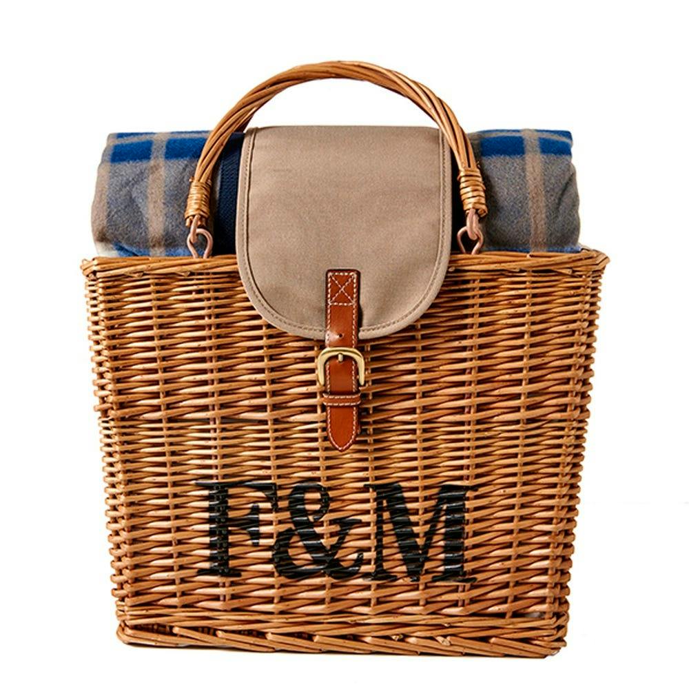 Fortnum & Mason Wicker Hamper With Picnic Rug, £115