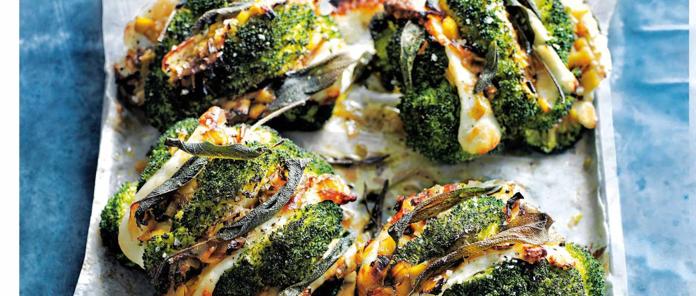 Sage halloumi broccoli