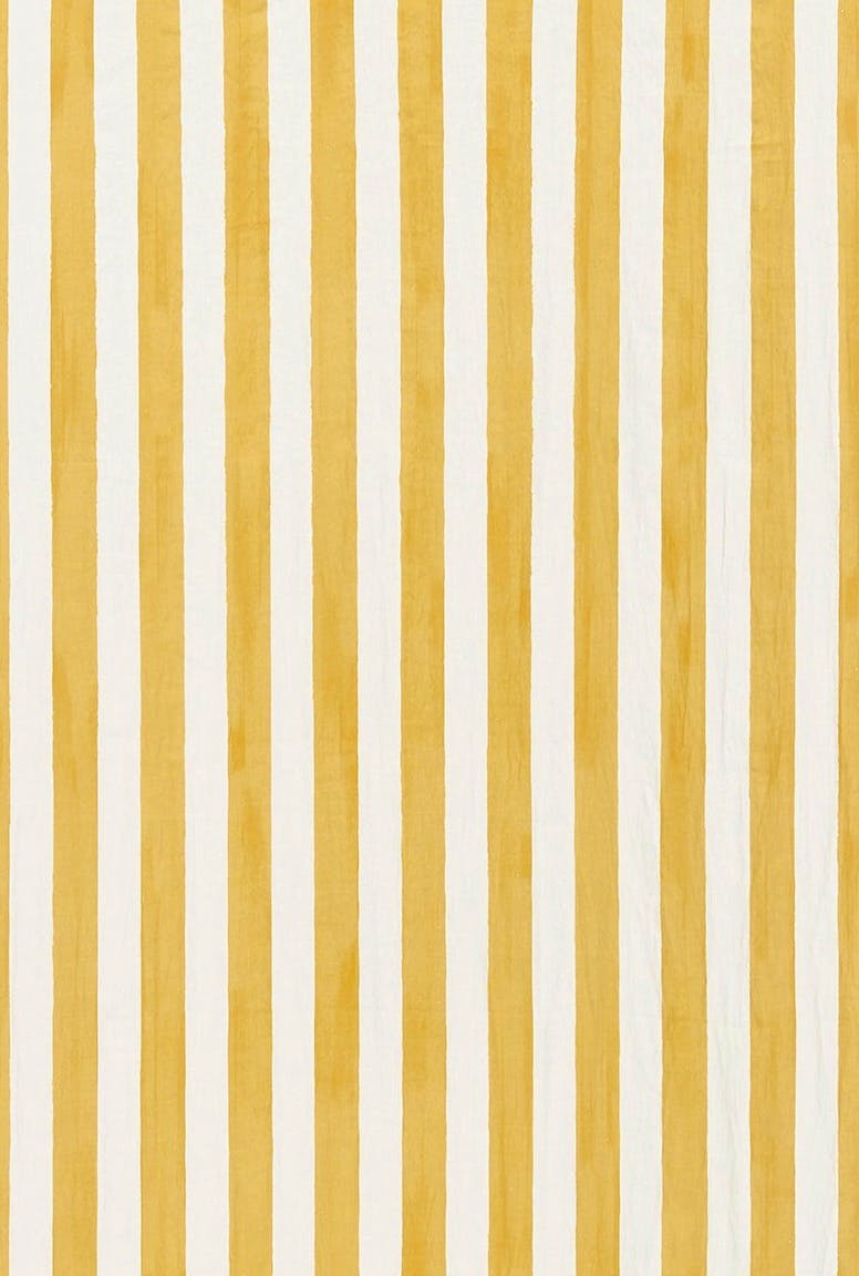 Summerill & Bishop Stripe Table Cloth in Yellow, £275
