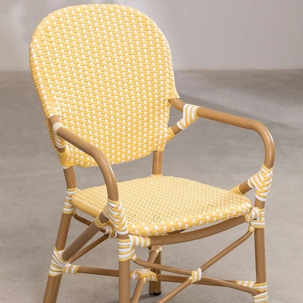 Sklum Alisa Bistro Synthetic Wicker Garden Chair, £149.95
