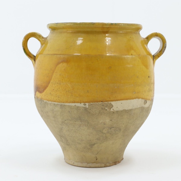Apeman Interiors French Yellow 19th Century Confit Pots, £180