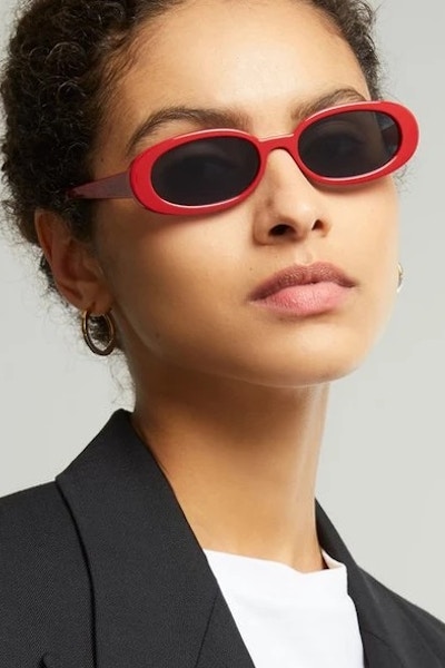 Le Specs x More Joy Special Edition Oval Sunglasses, £75