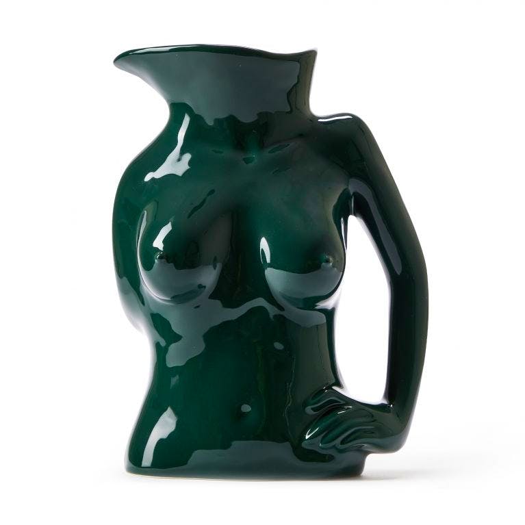Anissa Kermiche Exclusive Jugs Jug in Bottle Green, £350