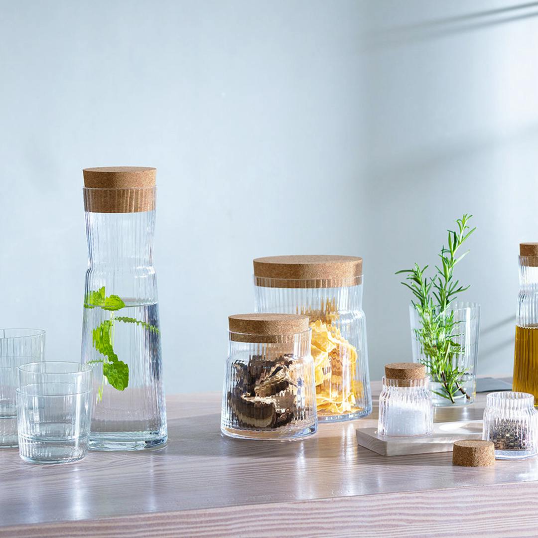 LSA Gio Line Bottle Set, £42