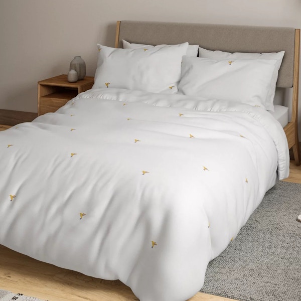 M&S Pure Cotton Hummingbird Embroidered Bedding Set, £29.50 - £59.00