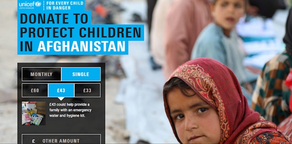 Help Afghanistan Unicef