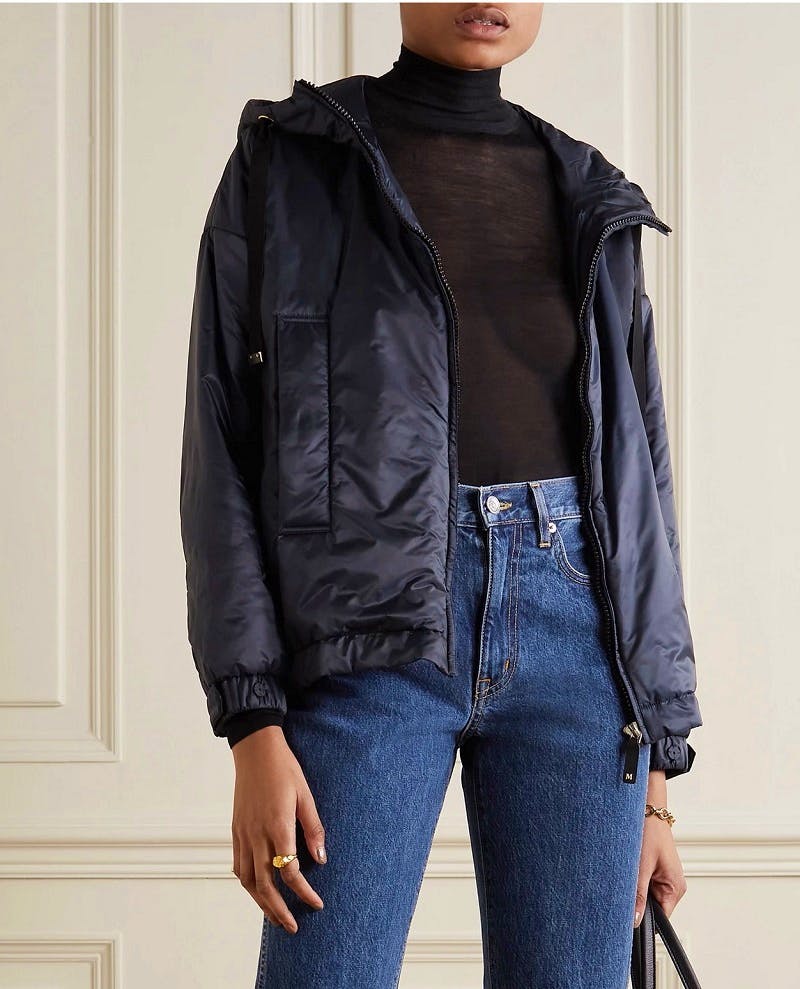 Max Mara Padded Hooded Shell Jacket, £500