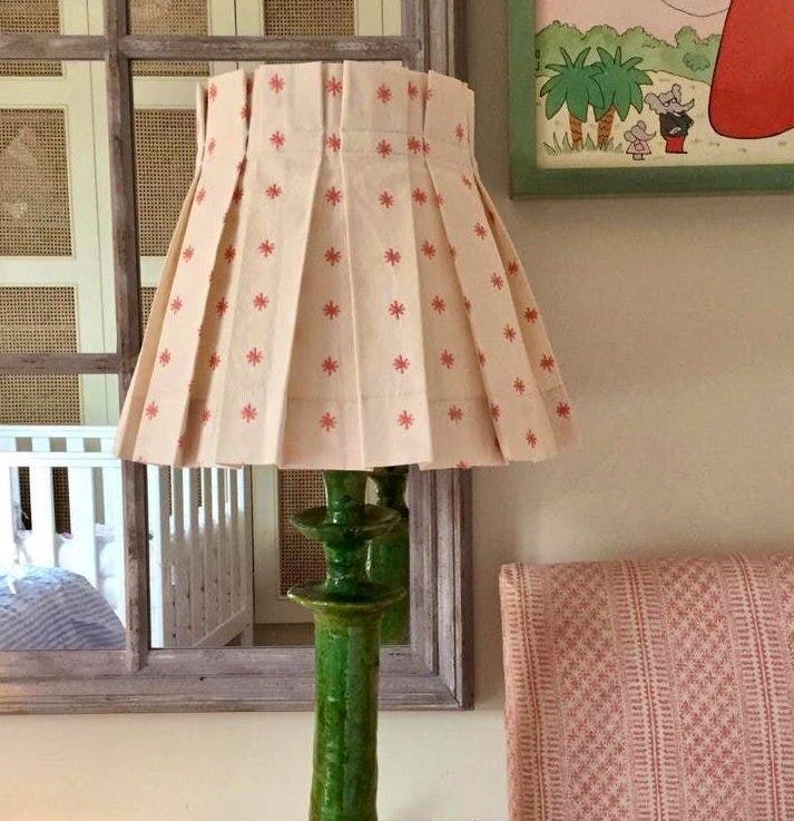 Alice Palmer Pink Star Box Pleat, from £125