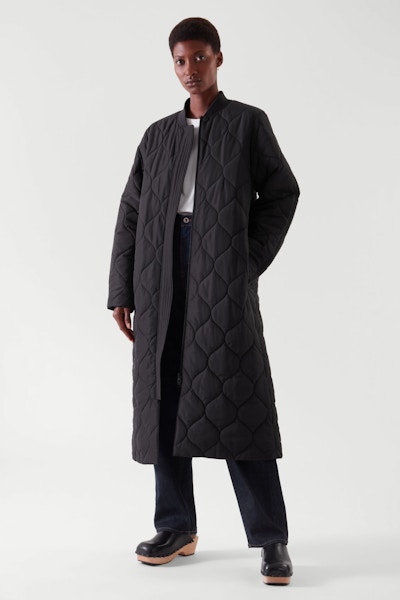 Cos Quilted Coat, £135