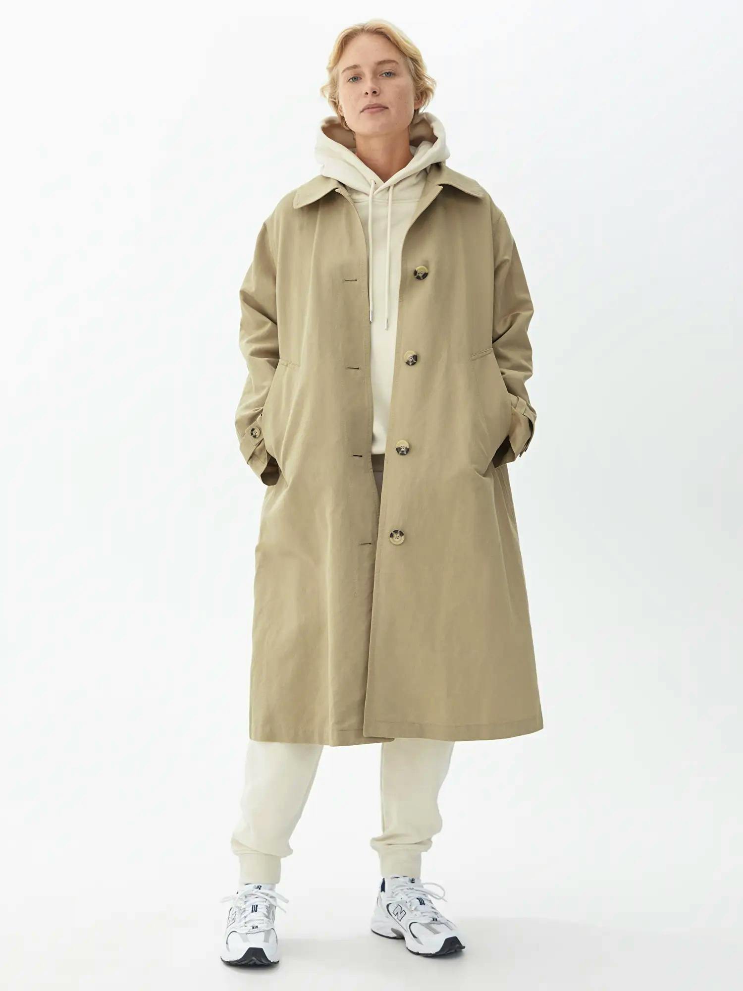 Arket Oversized Linen Blend Coat, £135