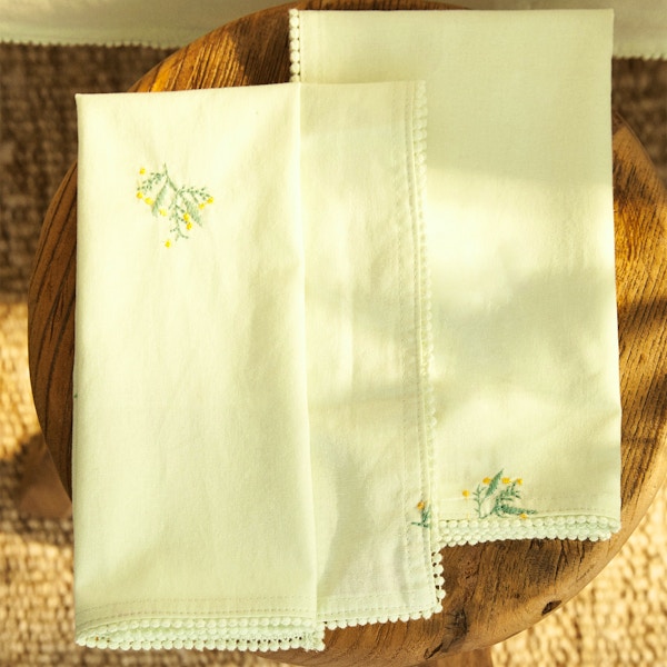 Zara Home Mimosa Embroidery Napkins, £11.99