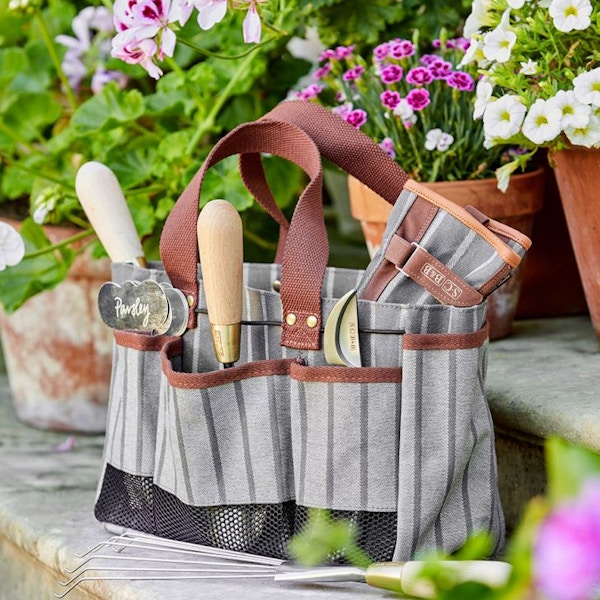Sophie Conran Grey Ticking Gardener's Tool Bag, £29.95