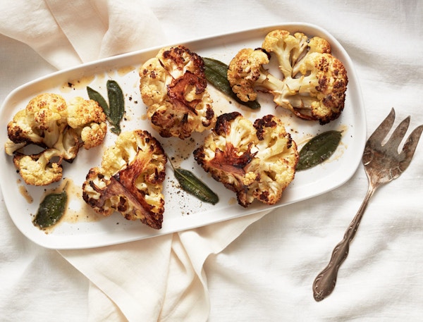 Roasted Cauliflower With Brown Butter And Sage 