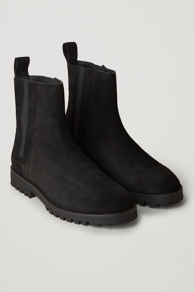 Cos Waterproof-Suede Chelsea Boots, NOW £75