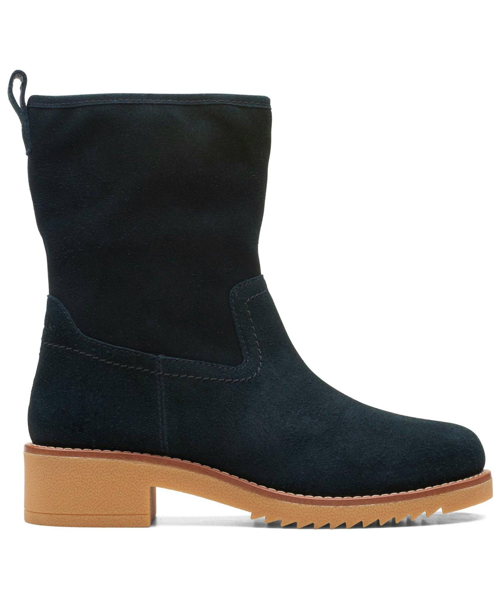 Clarks Eden Mid Hi Black Suede, £130