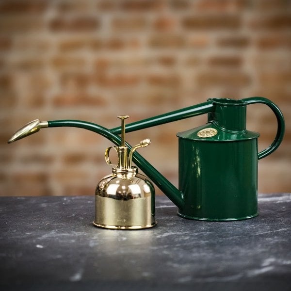 Farrar & Tanner Haws Green And Brass Watering Set – 1 Litre, £55
