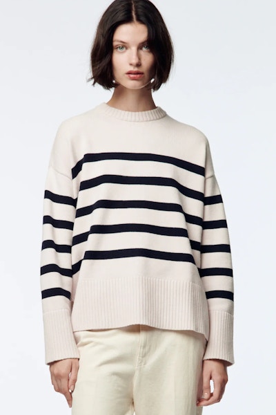 Zara Striped Knit Sweater, £29.95
