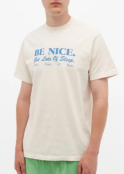 END Sporty & Rich, ‘Be Nice’ T Shirt, £65