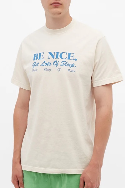 END Sporty & Rich, ‘Be Nice’ T Shirt, £65