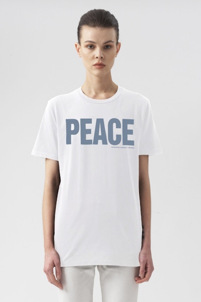 Katherine Hamnett Peace T Shirt, £55