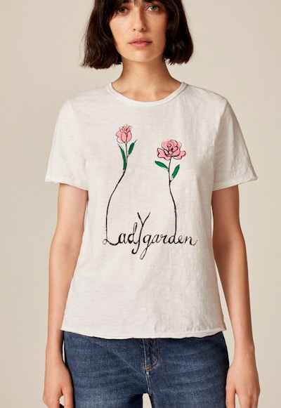 ME+EM Organic Cotton Lady Garden T Shirt, £50