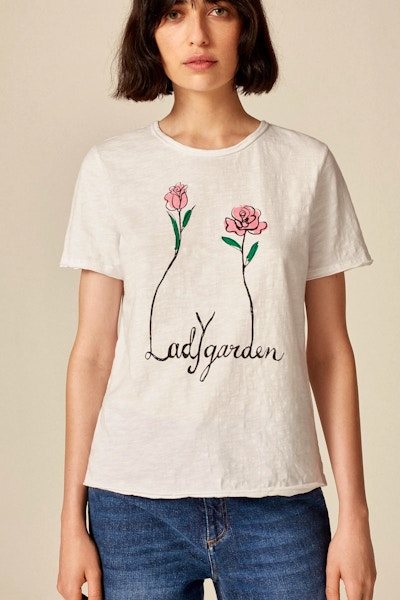 ME+EM Organic Cotton Lady Garden T Shirt, £50