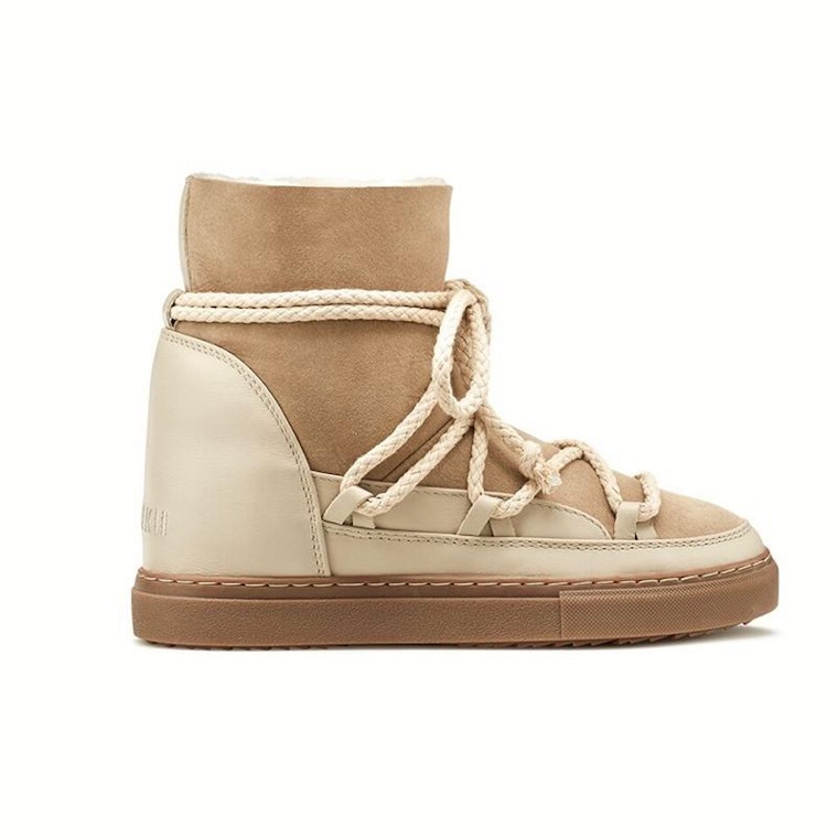 Shearling And Suede Classic Wedge Sneaker Boots, £220