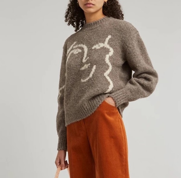 Paloma Wool At Liberty, Anita Knitted Jumper, £120 Part of a limited-edition drop, this jumper is very cool and very warm all at the same time.
