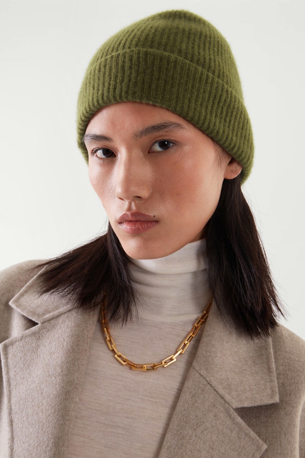 OVERSIZED CASHMERE BEANIE