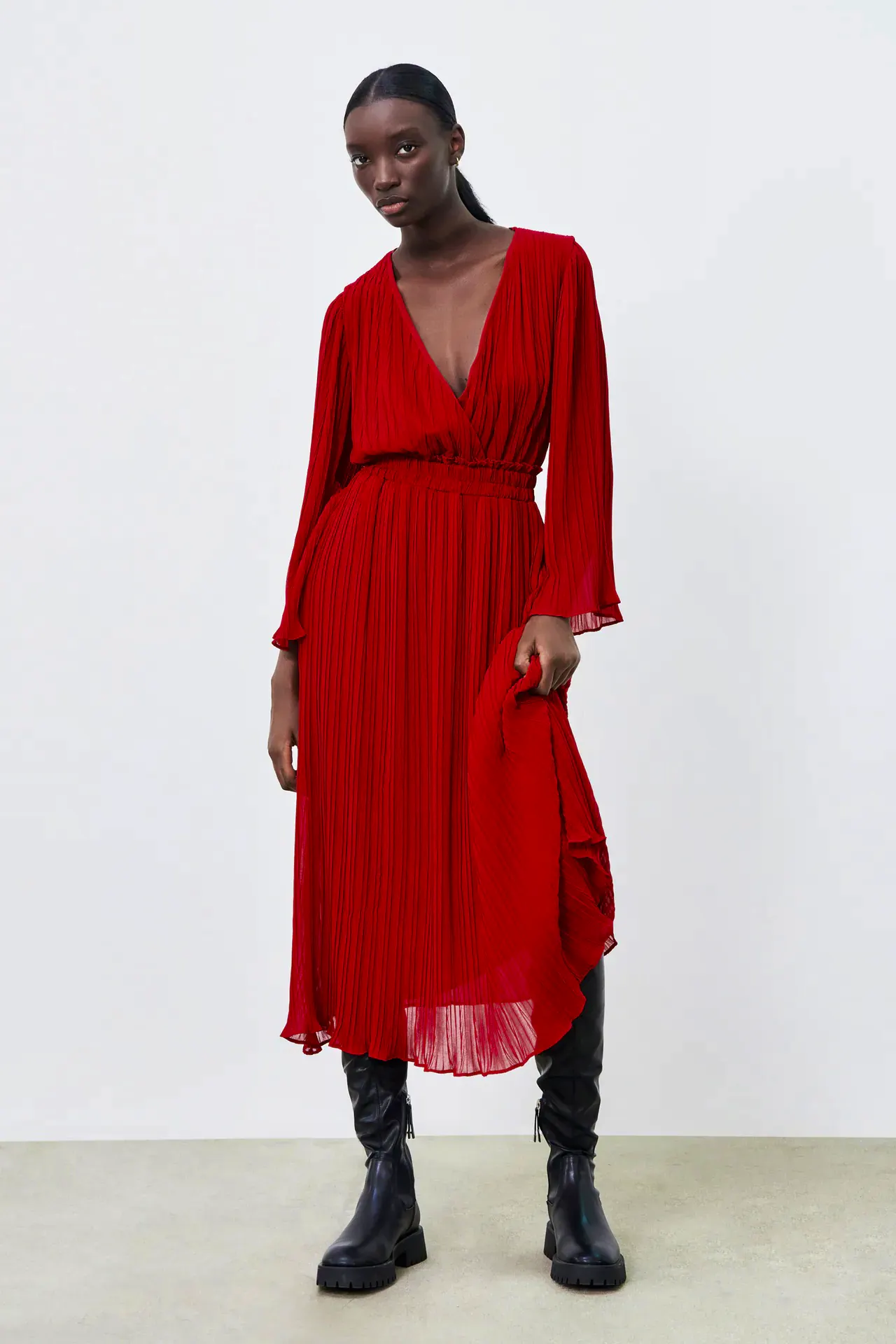 Pleated Midi Dress £49.99