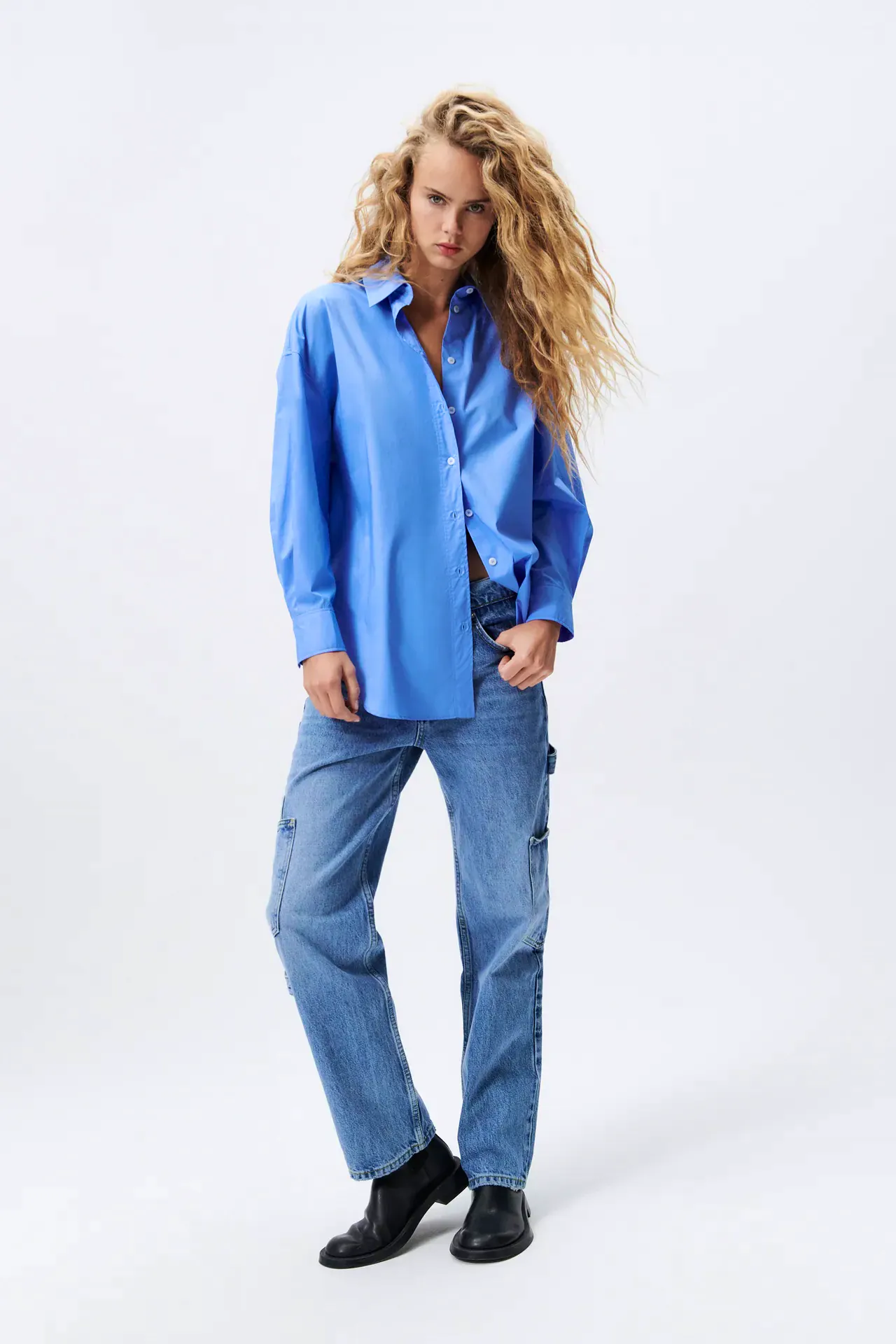 Oversized Poplin Shirt £19.99