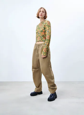 Floral Knit Sweater