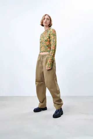 Floral Knit Sweater
