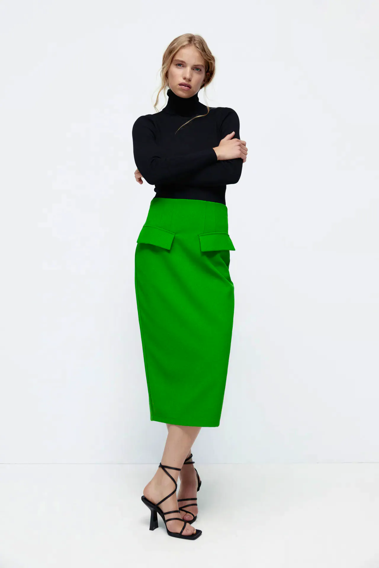 Pencil Skirt With Flaps £29.99