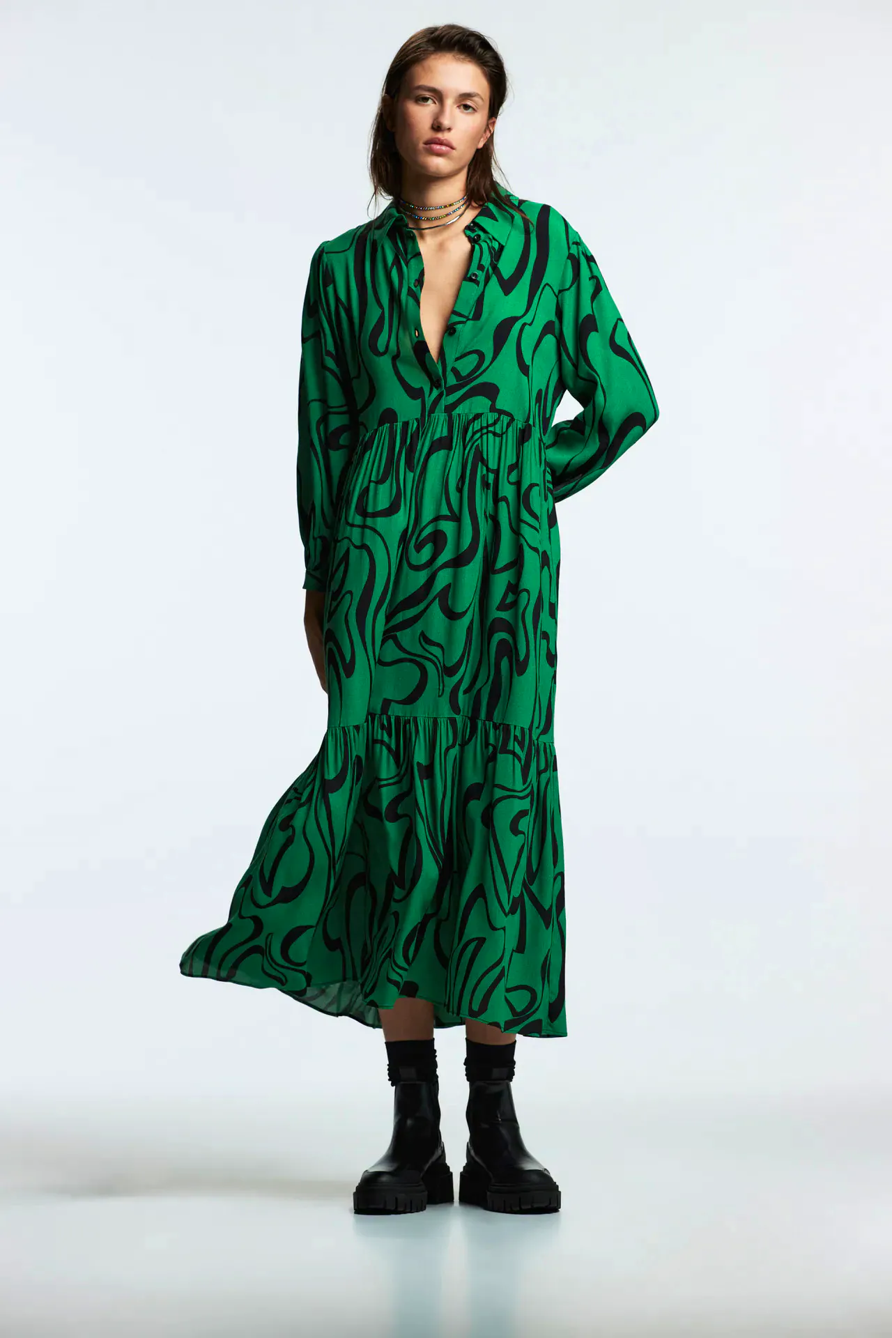 Printed Midi Dress £49.99
